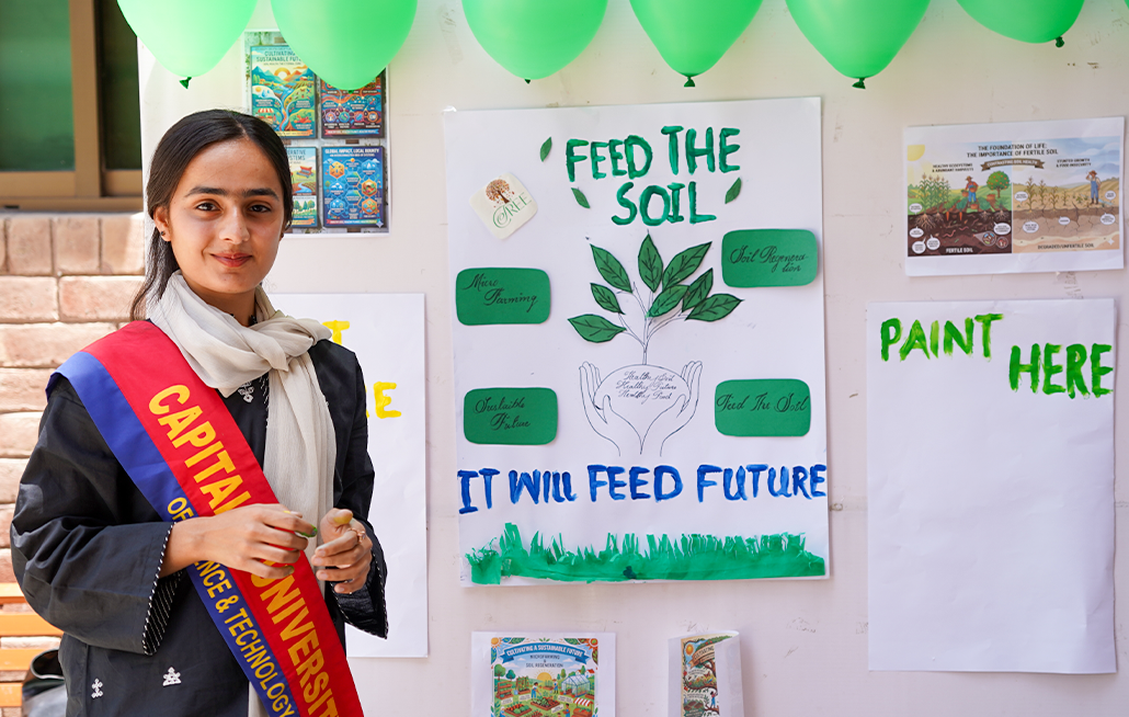 Department of Bioinformatics & Biosciences organized an Awareness Desk on Sustainable Agriculture & Soil Health