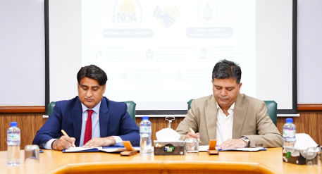 The CSO, CUST, signed a Memorandum of Understanding with the National Officers Academy