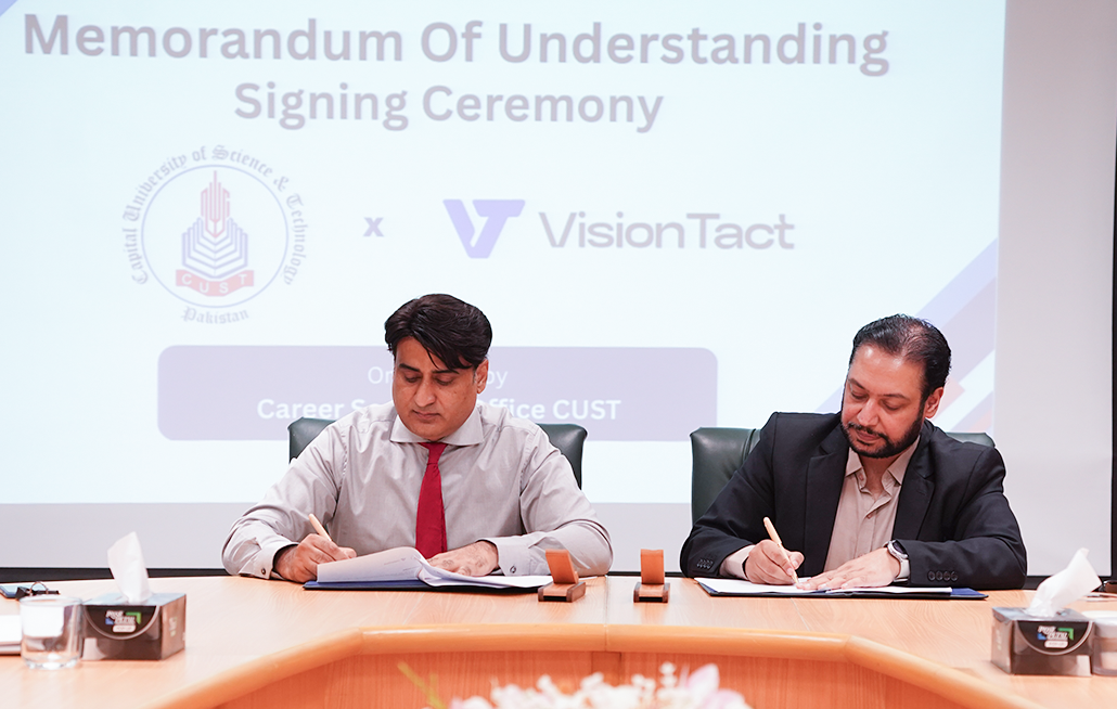 CSO at Capital University has signed an MoU with VISION TACT